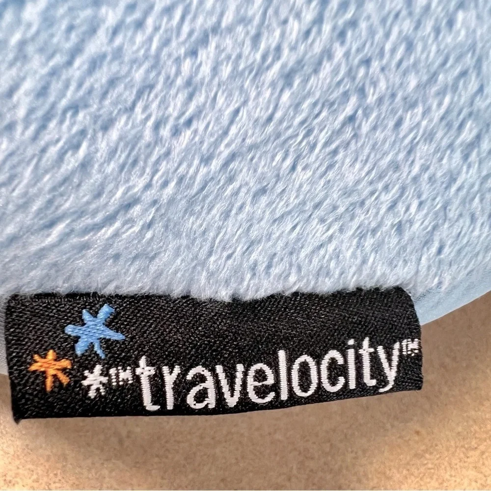 Velocity Light Blue Travel Pillow